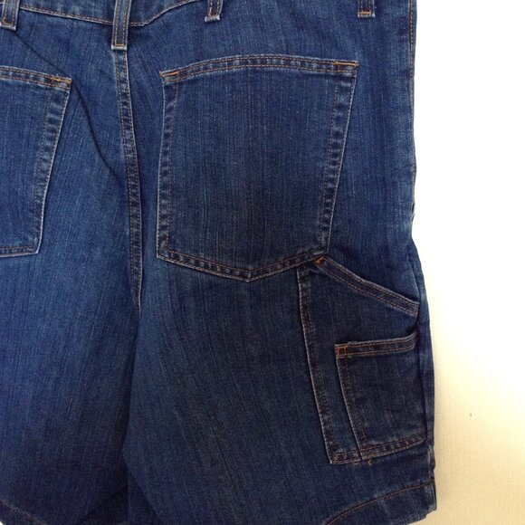 Red Head Men's Blue Denim Cargo Shorts Pockets Waist 40" Hiking Walking - Picture 5 of 7